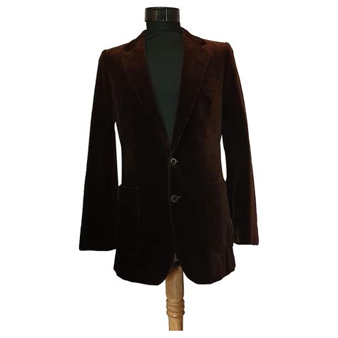 men's ysl blazer|saint laurent velvet blazer.